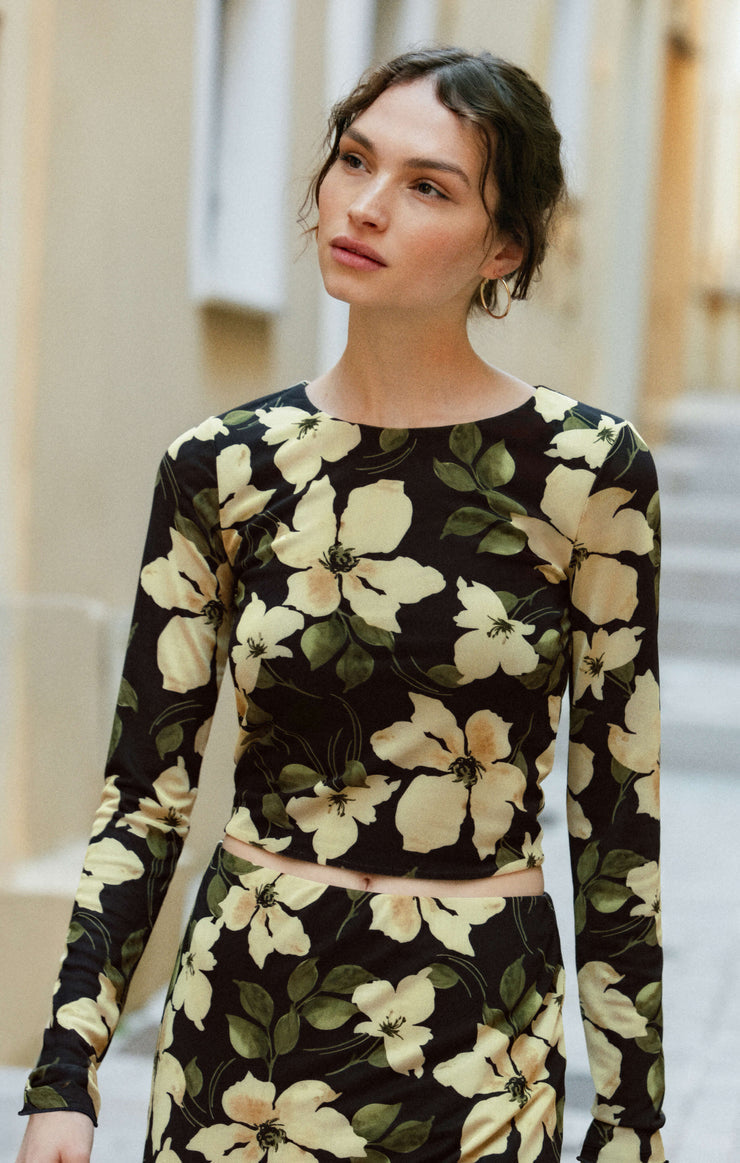 René Blooming Flower Top Z SUPPLY TAYSHA REN FLORAL MESH TOP – Lunachics