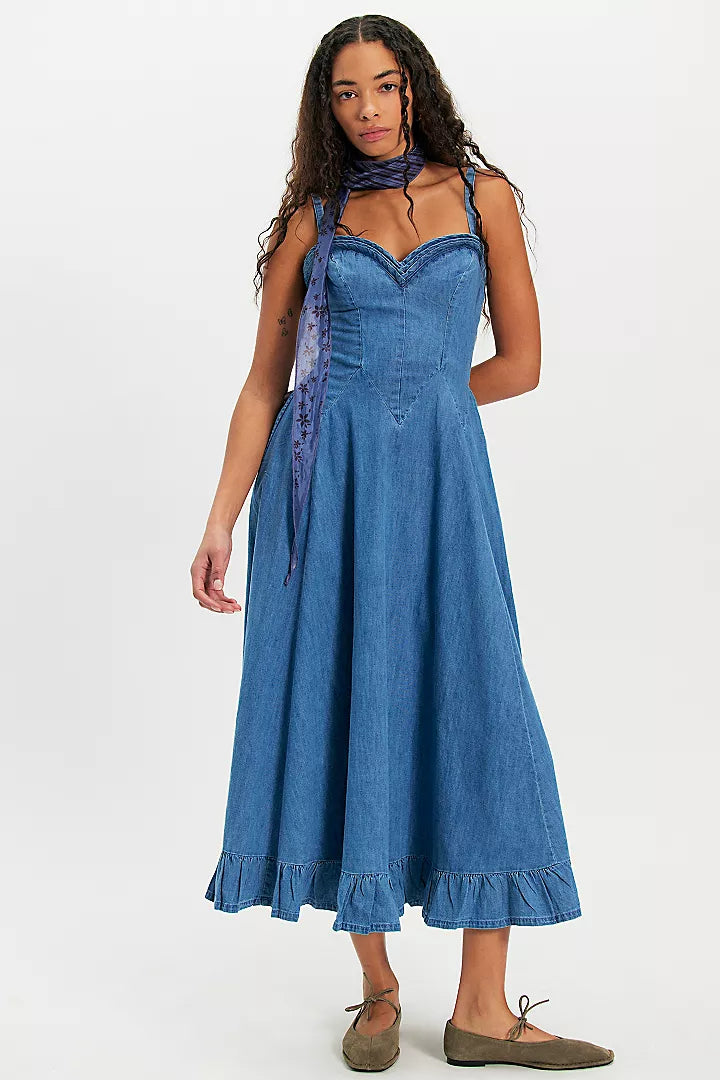 FREE PEOPLE ANOTHER SEASON MIDI DRESS – Lunachics