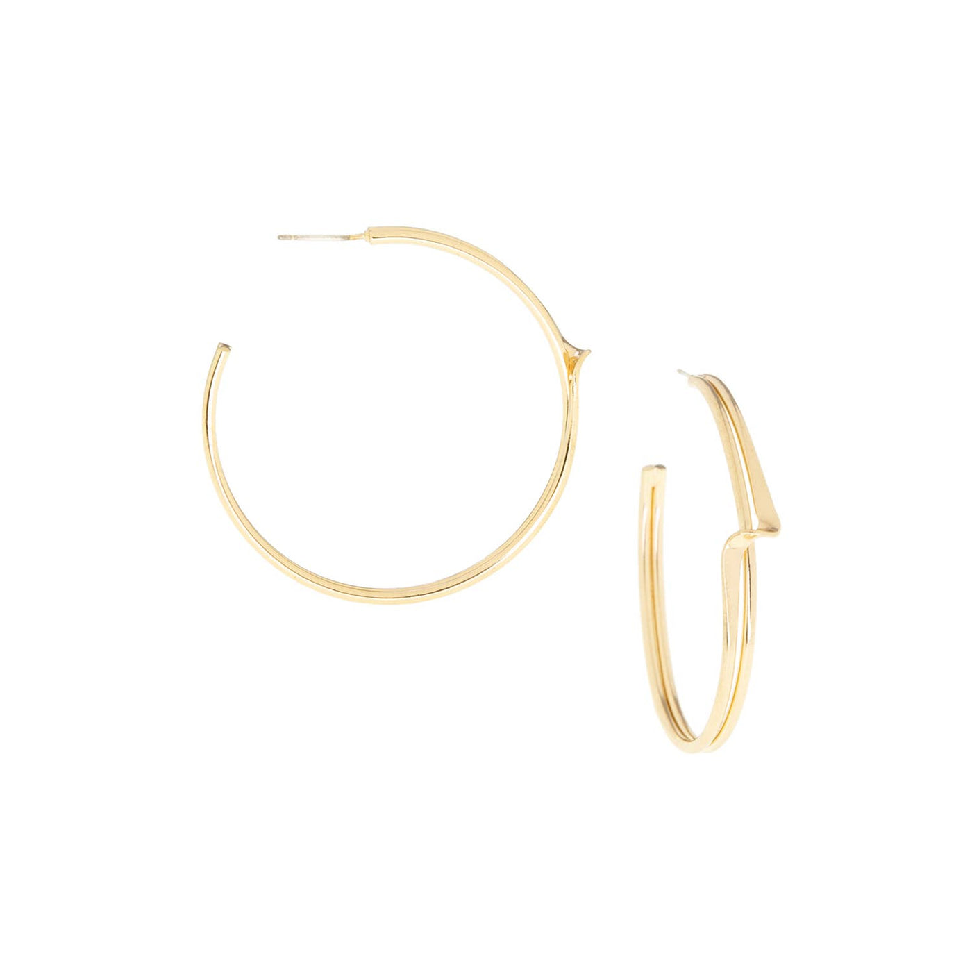 MARLYN SCHIFF TWIST HOOP