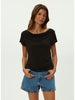 MICHAEL STARS DESIREE S/S COWL NECK