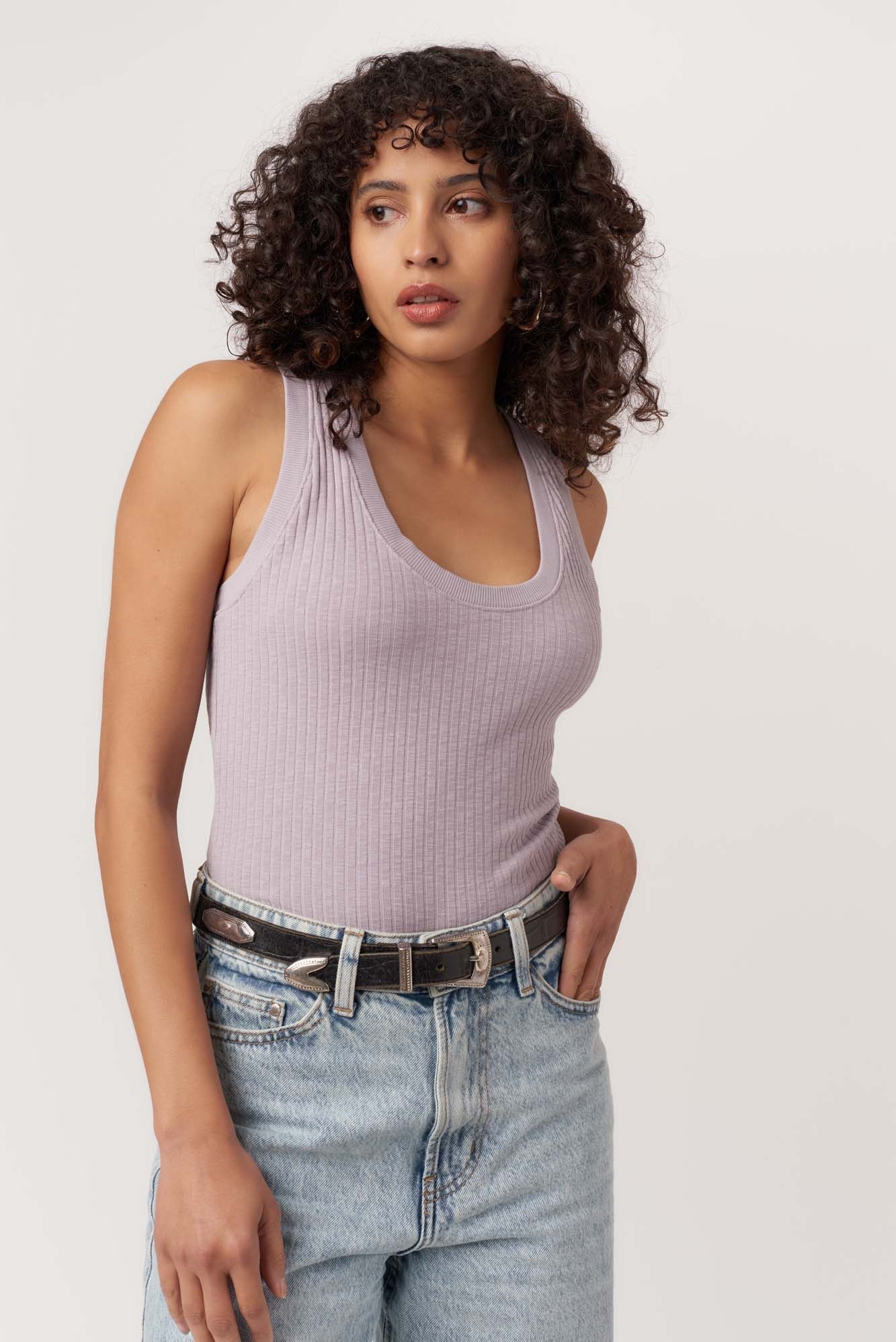 COOPER SWEATER RIB TANK