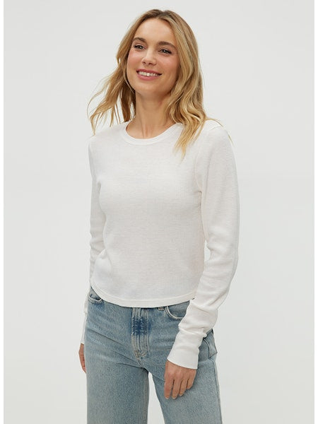MICHAEL STARS PALMER CROP TEE