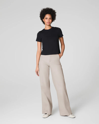 SPANX STRETCH TWILL WIDE LEG