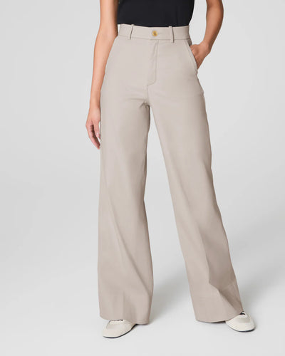 SPANX STRETCH TWILL WIDE LEG