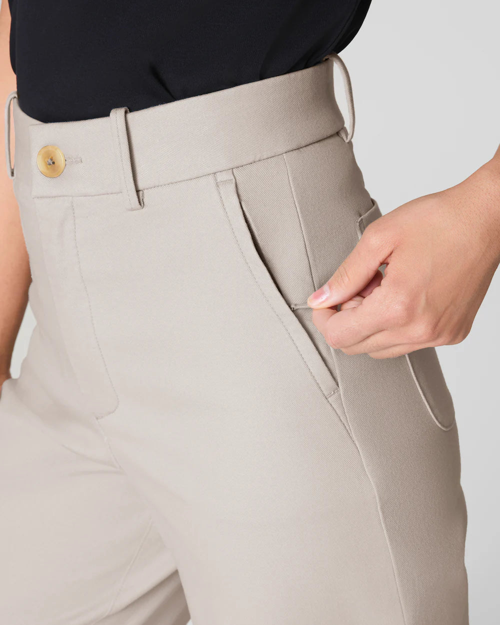 SPANX STRETCH TWILL WIDE LEG