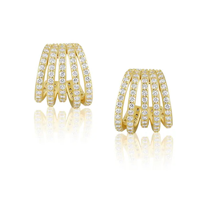 SAHIRA GOLD AVERY CZ HUGGIES