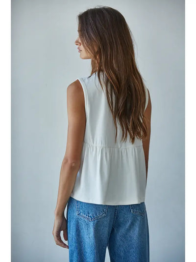 BY TOGETHER JERSEY SLEEVELESS TOP