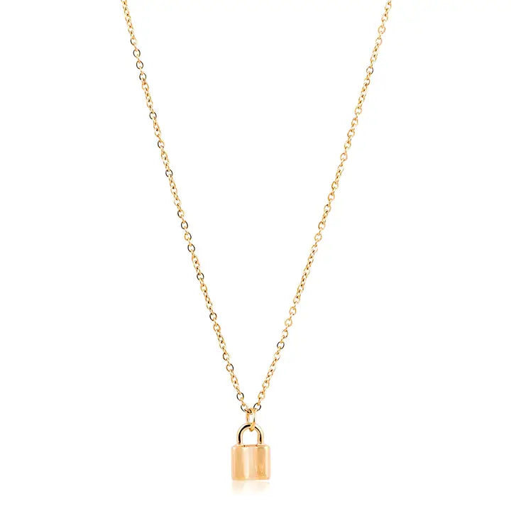 SAHIRA MINI LOCK NECKLACE