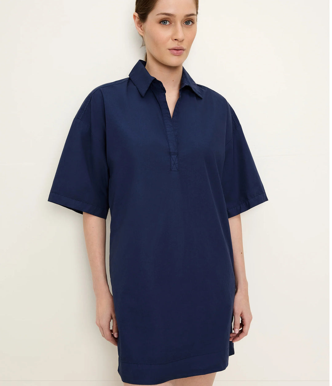 michael stars shirt dress Ola Utility Dress in Water Light Blue by Michael Stars