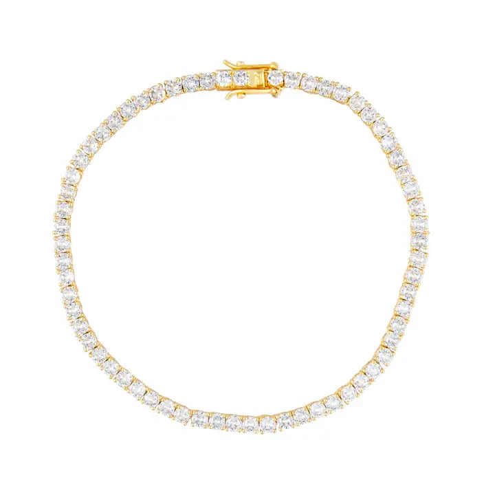 SAHIRA GOLD KARLA TENNIS BRACELET