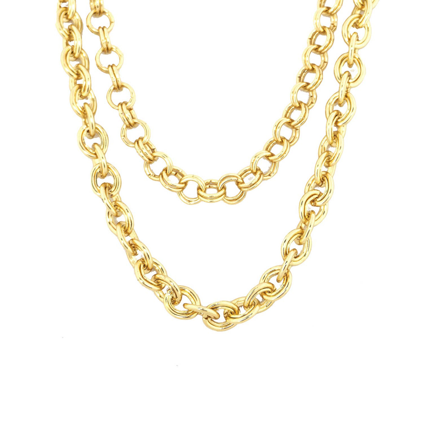 MARLYN SCHIFF DOUBLE LAYER NECKLACE