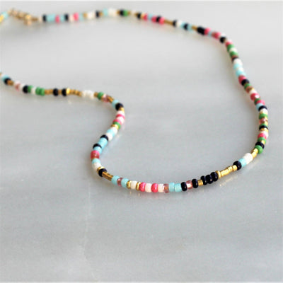 SILVER WREN UNITY BEADED NECKLACE