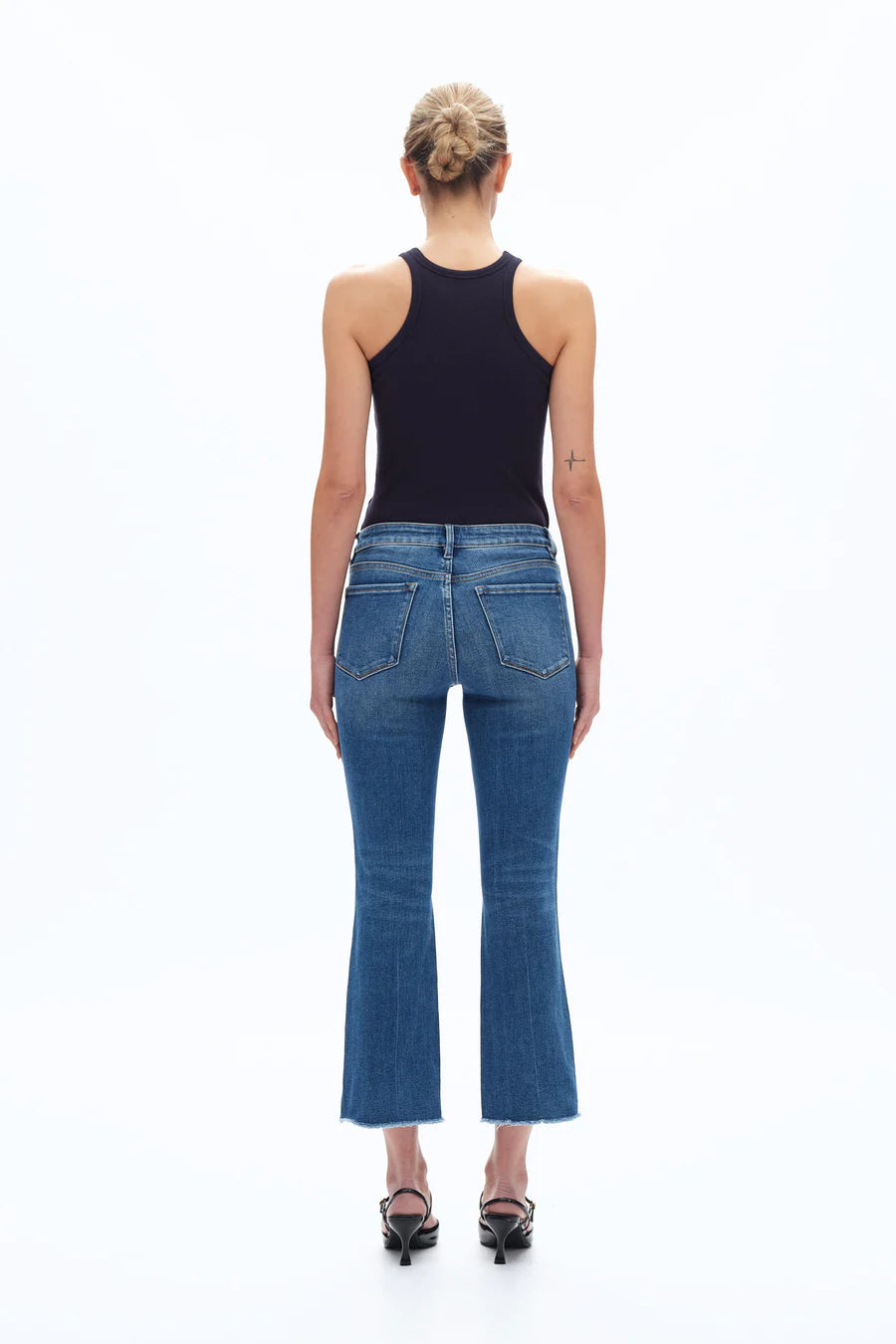 BAYEAS MID-RISE CROPPED BOOTCUT