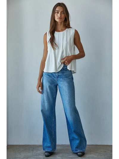 BY TOGETHER JERSEY SLEEVELESS TOP