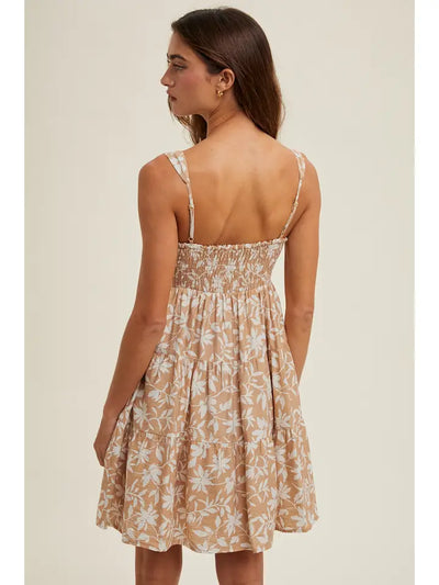 WISHLIST FLORAL MINI DRESS