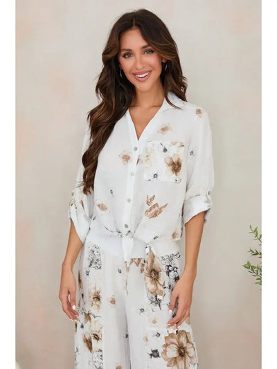 MILIO MILANO FLORAL BLOUSE