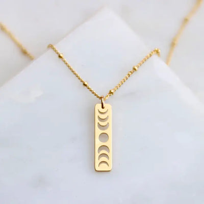 MESA BLUE MOON PHASE NECKLACE