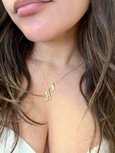 JURATE COWBOY BOOT NECKLACE