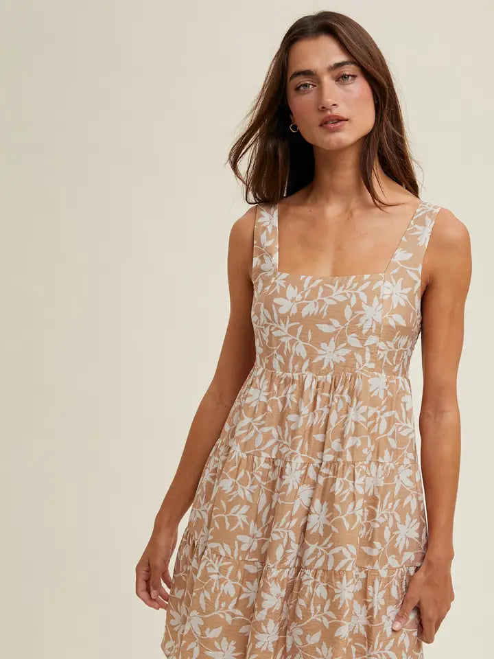 WISHLIST FLORAL MINI DRESS