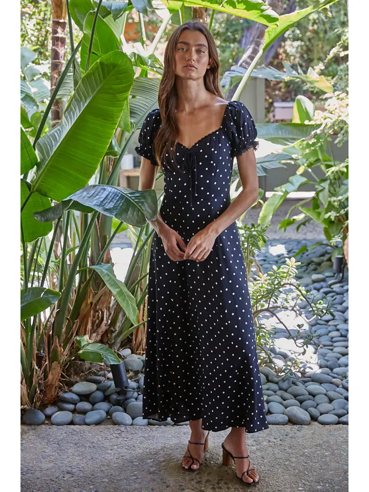 BY TOGETHER POLKA DOT DRESS