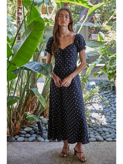 BY TOGETHER POLKA DOT DRESS