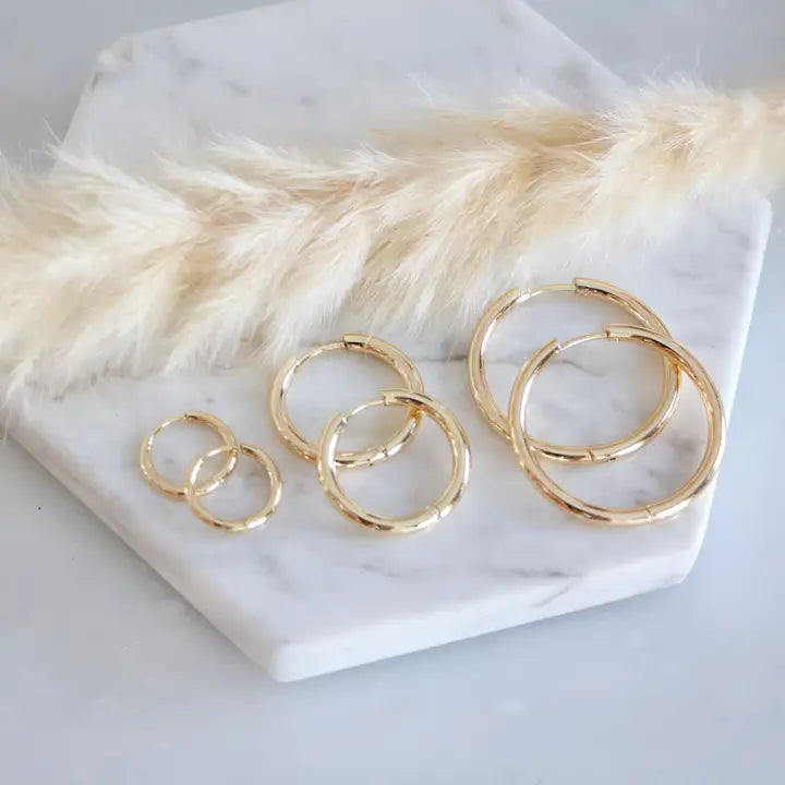 MESA BLUE EVERYDAY HOOP EARRINGS