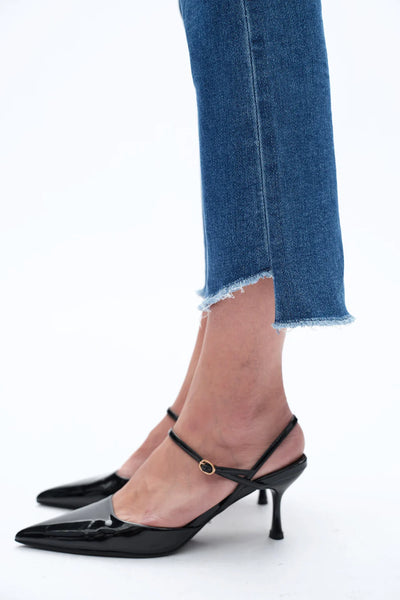 BAYEAS MID-RISE CROPPED BOOTCUT