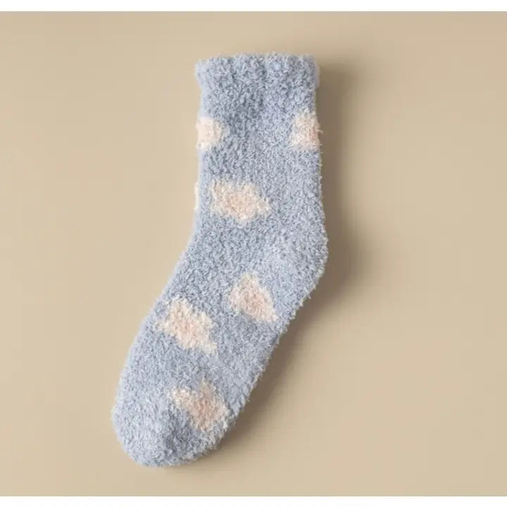 LOVELINA FUZZY COZY SOCKS