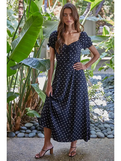 BY TOGETHER POLKA DOT DRESS