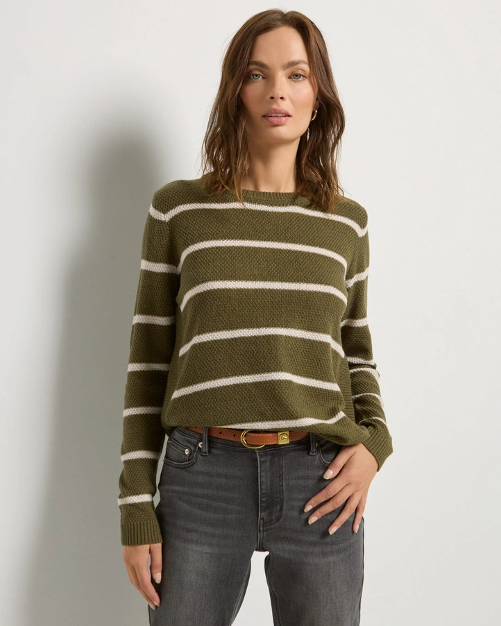 78 & SUNNY SOLAR STRIPED SWEATER