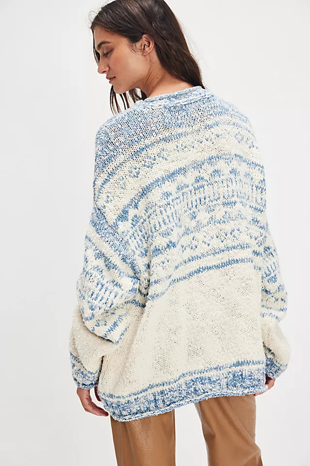 FREE PEOPLE DANI PATTERN SWEATER