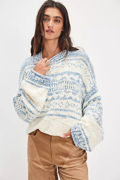 FREE PEOPLE DANI PATTERN SWEATER