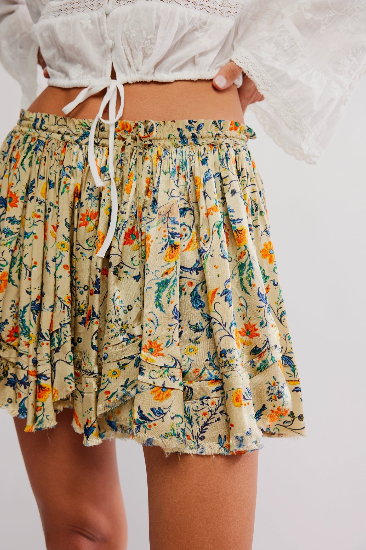 FREE PEOPLE THIRD CHARM MINI SKIRT
