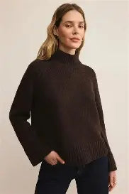 Z SUPPLY EMERGE FUNNEL NECK SWEATER