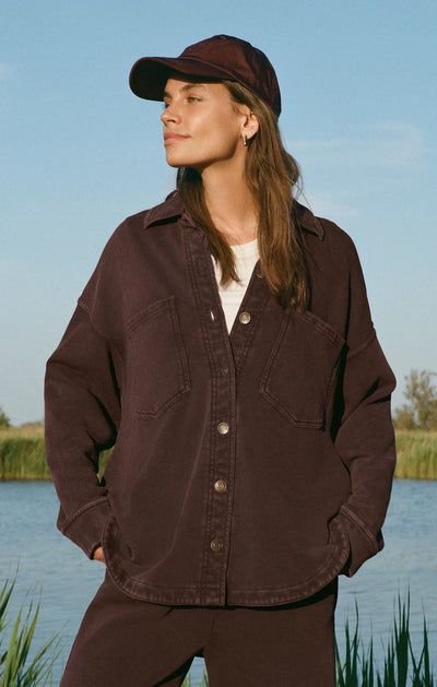 Z SUPPLY KNIT DENIM JACKET