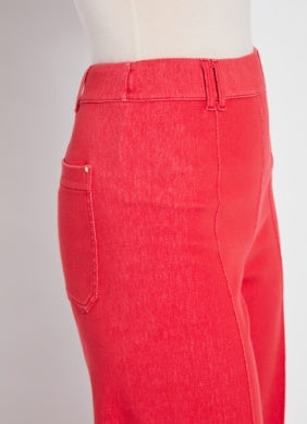 LYSSE PINTUCK DENIM