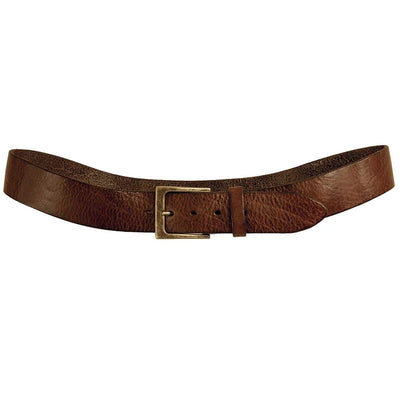 HANDMADE CURVED LEATHER BELT