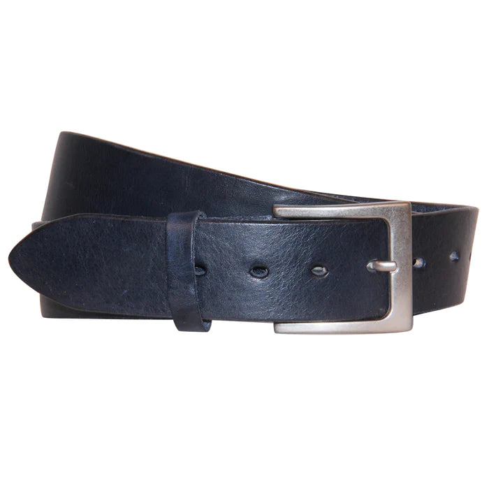 HANDMADE CURVED LEATHER BELT