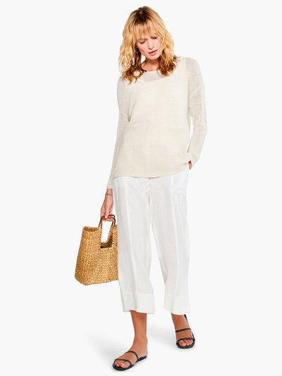 NIC + ZOE WIDE-LEG CROP PANT