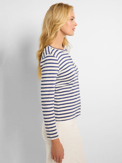NIC + ZOE STRIPED FRONT CARDIGAN