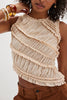 FREE PEOPLE SMOCKED TANK
