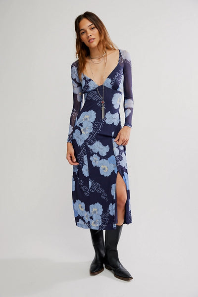 FREE PEOPLE CALLA MIDI DRESS