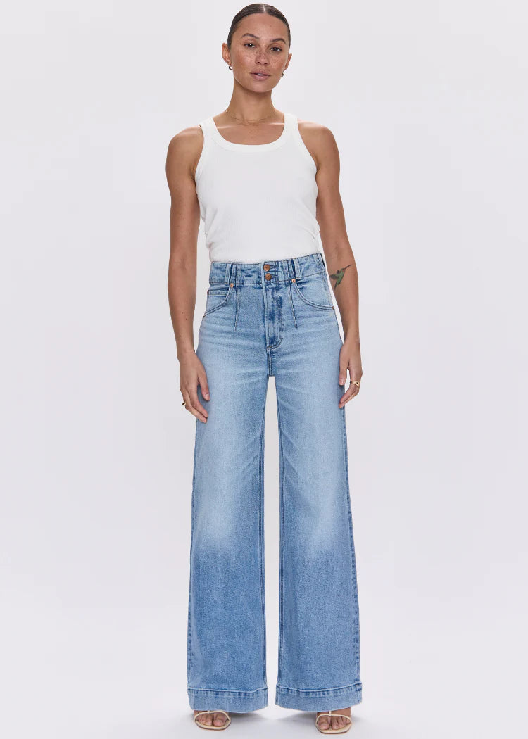 PISTOLA LANA DBL BUTTON ULTRA WIDE JEAN