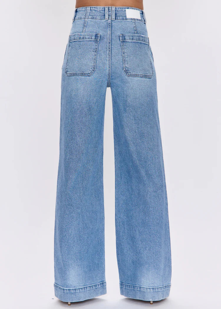 PISTOLA LANA DBL BUTTON ULTRA WIDE JEAN