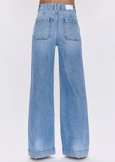 PISTOLA LANA DBL BUTTON ULTRA WIDE JEAN