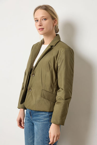 LILLA P PADDED BLAZER