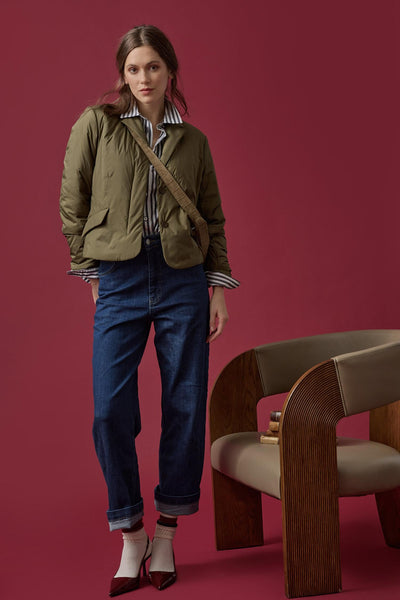 LILLA P PADDED BLAZER