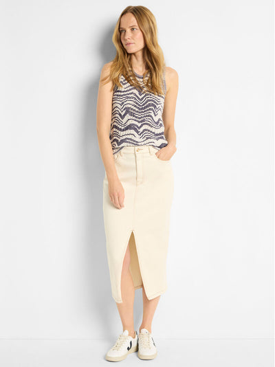 NIC + ZOE WAVE MIX KNIT TANK