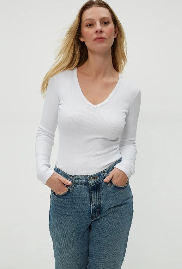 MICHAEL STARS REMI V-NECK TEE