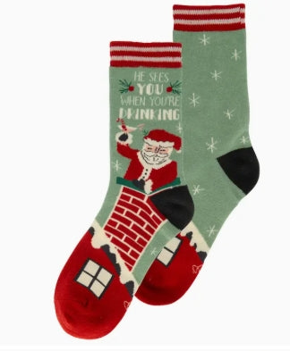 KARMA COZY SOCKS -SANTA
